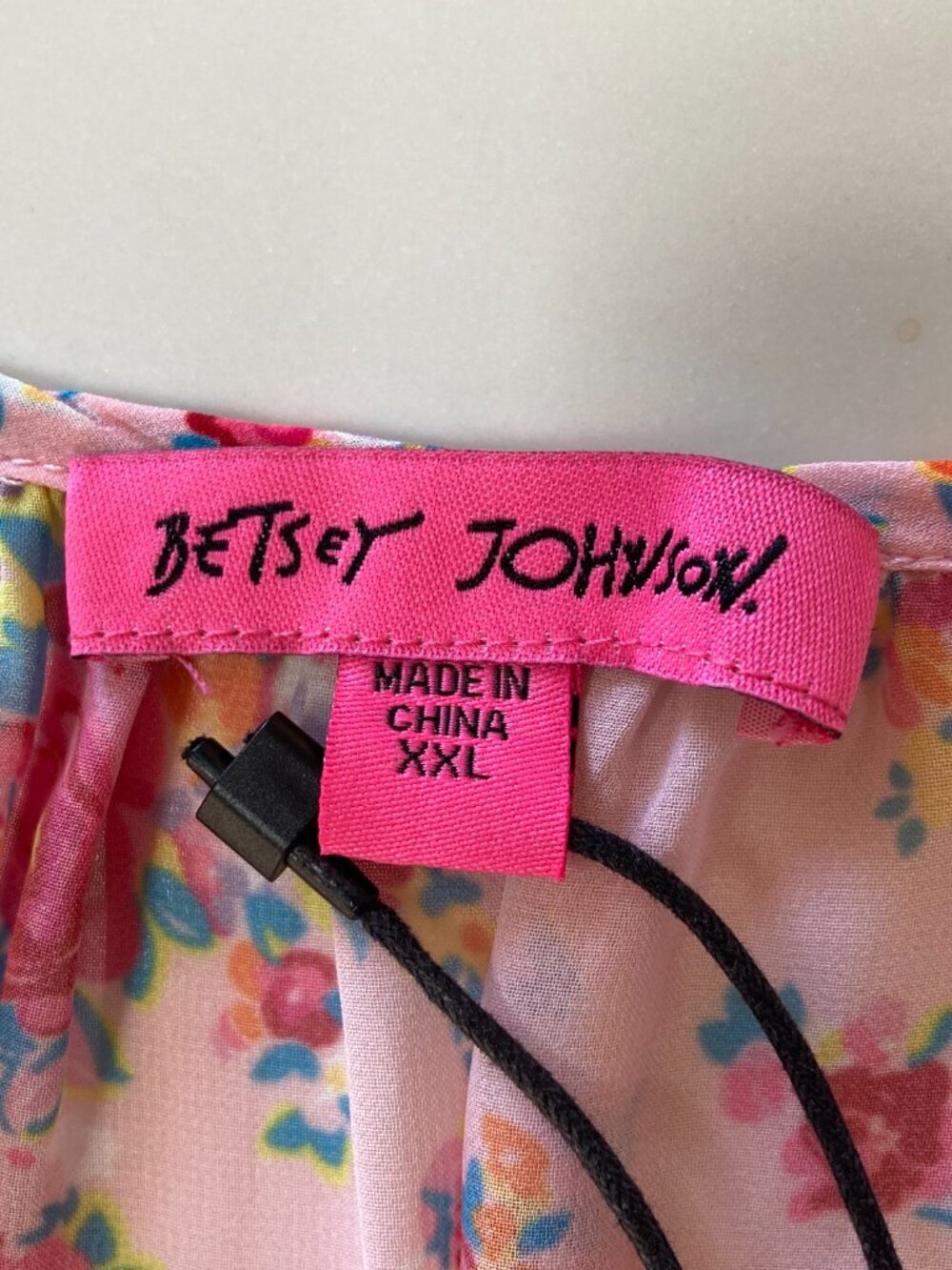 Betsey Johnson Bush Gardens Print Georgette Dress Size XXL NWT - Picture 8 of 15